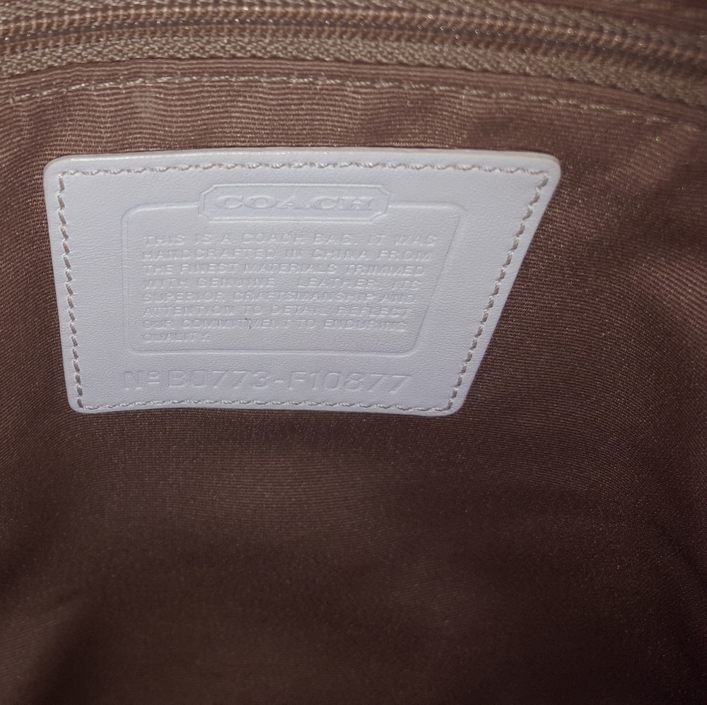Coach white large patchwork bag - Picture 7 of 7